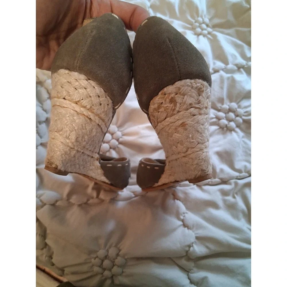Giuseppe Zanotti Koka Jasmin Espadrille Wedge Heels Size 38